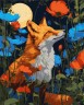 Картина по номерам – Цветы под лапами 40х50 см.