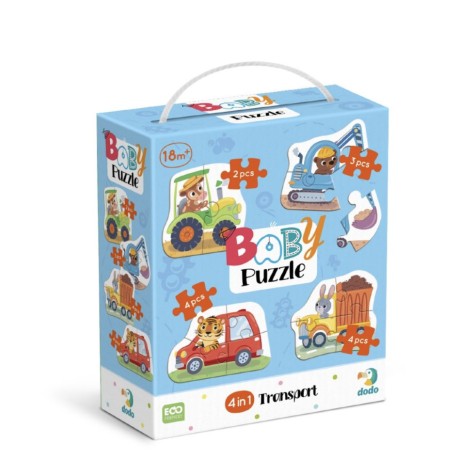 Пазл 4 в 1 Baby puzzle. Транспорт»