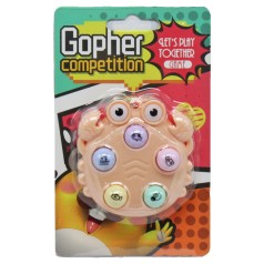 Игра-антистресс "Gopher competition", персиковая
