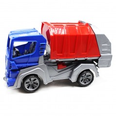 Пластиковая машинка "мусоровоз", синий