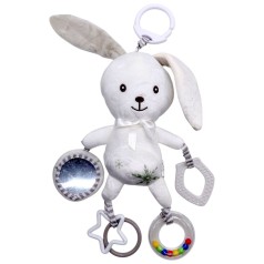 Погремушка МЯГКАЯ (БЕЛЫЙ ЗАЙЧЁНОК)