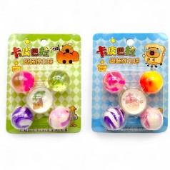 Мяч-прыгун 5штук на планшете (микс видов)