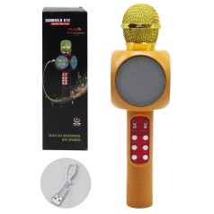 Микрофон беспроводной "Hi-fi Speaker", золотистый