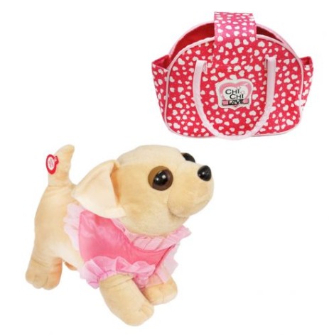 Собачка "Chi Chi Love" в сумочке, (в розовой кофточке)