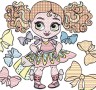 Водные раскраски "Подружки-модницы" (укр)