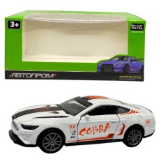 Машина металева "Автопром. Ford mustang: COBRA", БІЛА