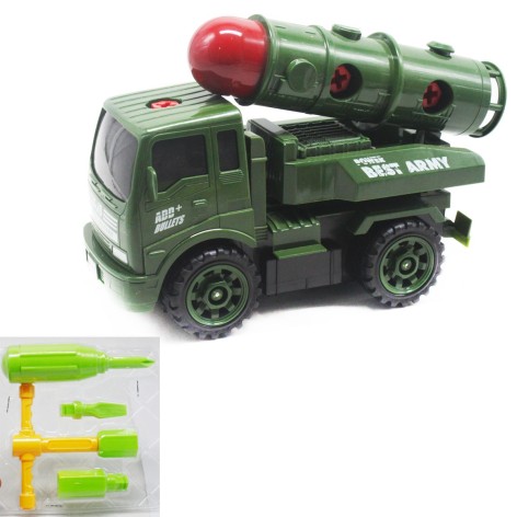 Инерционная машинка "Военная техника" вид 2