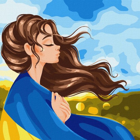 Картина по номерам "Сердце Украины" ★★★