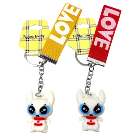 Брелок "ДЕННА Лють" зі стрічкою LOVE (мікс видів)