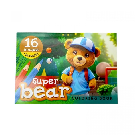 Раскраска, 148х210 мм, (МИШКА)