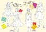 Модна книга для малювання та творчості з наклейками "Я стильна" (рус)