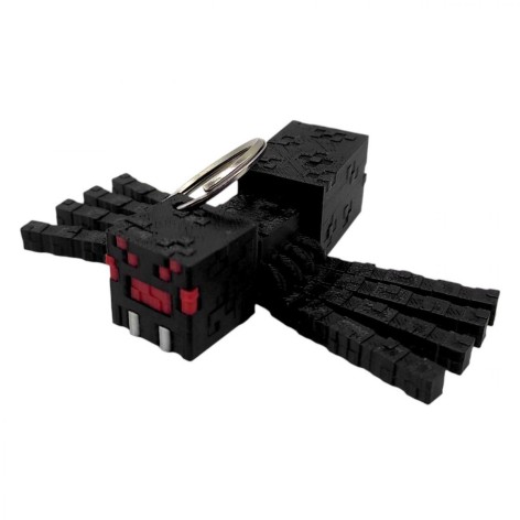 Брелок 3D печать "Minecraft: Паук"