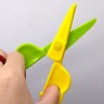 Ножницы детские безопасные "Лягушка",12,6 см (Зеленый)