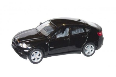 Машинка KINSMART "BMW X6" (черная)