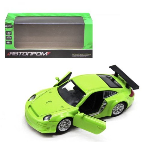 Машина металопластикова "Porsche", салатова