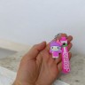 Брелок с браслетом резиновый аниме Sanrio (Kuromi, Hello Kitty, My Melody), 12 штук