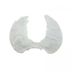 Крылья ангела с пухом белые 55 см