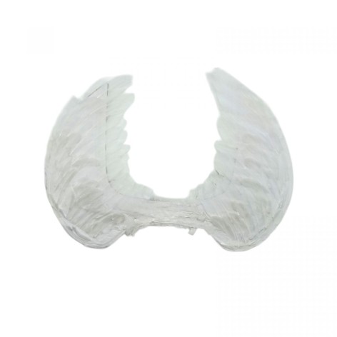 Крылья ангела с пухом белые 55 см