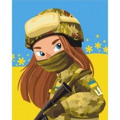 Картина по номерам "Девушки из ВСУ ©Матюшко Наталья" ★★
