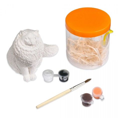 Набор для творчества "Гипсовая раскраска. Котик"