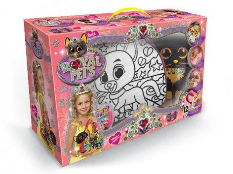 Набор креативного творчества "ROYAL PET'S" сумочка-раскраска + котик