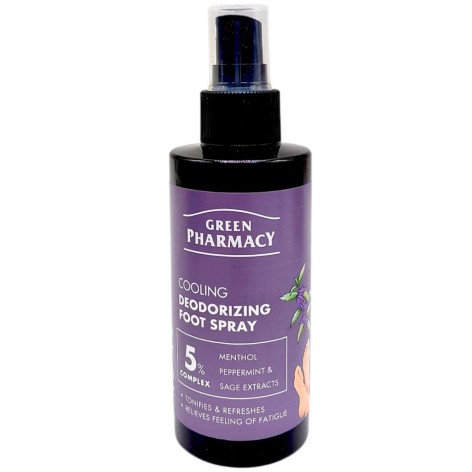 Спрей-антиперспирант для ног "Green Pharmacy" 150 мл охлаждающий