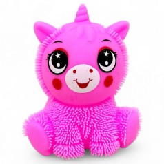 Игрушка-светяшка "Единорог Лохматик" (10 см) розовый