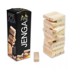 Настільна гра Strateg Fire Jenga 48 брусків українською мовою (30848)