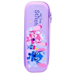 Пенал с держателем Стич уп.PVC (Сиреневый)