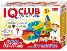 Обучающие пазлы IQ-club для малышей "Здорове харчування" (укр)