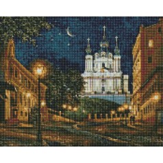 Алмазная мозаика "Вечерний Киев"
