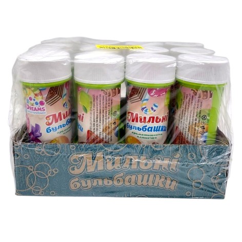 Мыльные пузыри, 60 мл, с Ароматом (12 шт)