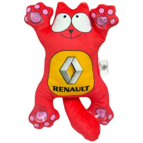 Котик Саймон на присосках 24 см RENAULT (КРАСНЫЙ)