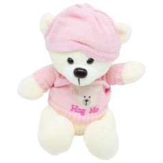 Мягкая игрушка "Мишка", в розовом