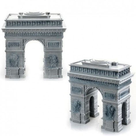 Уцінка. 3D пазл "Тріумфальна арка", 277 дет - надірвана упаковка, всередині специфічний запах деревини