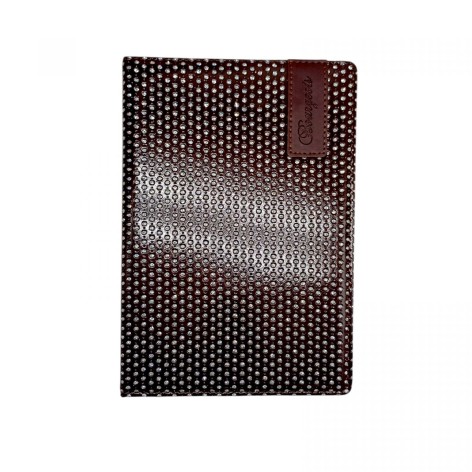 Блокнот Кожзам, А5, 80 листов, клетка (КОРИЧНЕВЫЙ)