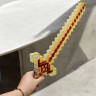 Меч "Майнкрафт/Minecraft" 58,5 см (світло, звук) помаранчевий