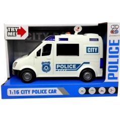 Машина "Поліція" світло,звук,двері відчиняються (короб, 26*11,5*16,5см)