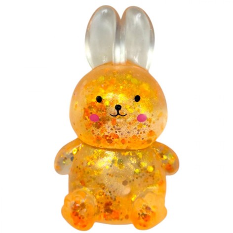 Антистрес тягучка жуйка зайчик (ПОМАРАНЧЕВИЙ)