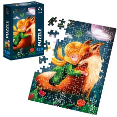 Puzzle De.tail A boy and the fox DT100-10