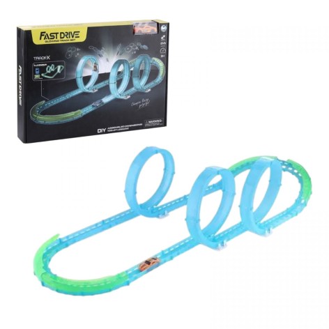 Трек с машинкой акум.USB.свет.кор.45*7*32 см.