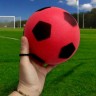 Мяч поролоновый (диаметр - 13 см) оранжевый