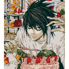 Картина за номерами аніме "Death Note. L" 40x50 см