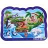 Игра развивающая (пазлы-вкладыши) "Животные зоопарка"