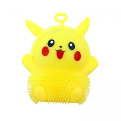 СВЕТЯЩИЙСЯ СИЛИКОНОВЫЙ АНИМЕ ПИКАЧУ 10 см. (ЖЕЛТЫЙ)