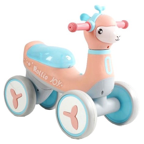 Велобег JOY 4-х колесный (колеса PU, рама сталь/пластик, УКРАИНСКОЕ ОСВУЧЕНИЕ и подсветка, в коробке)