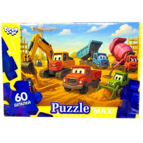 МАКСИ ПАЗЛЫ на 60 ЭЛЕМЕНТОВ (стройплощадка)