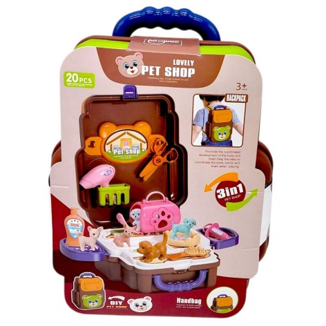 Игровой набор «Зоомагазин в чемодане», 20 дет.
