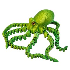 Игрушка подвижная 3D "Осьминог" 26г 13 см (микс)