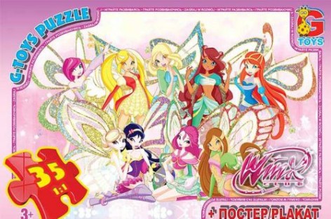 Пазли "Феї Winx", 35 ел